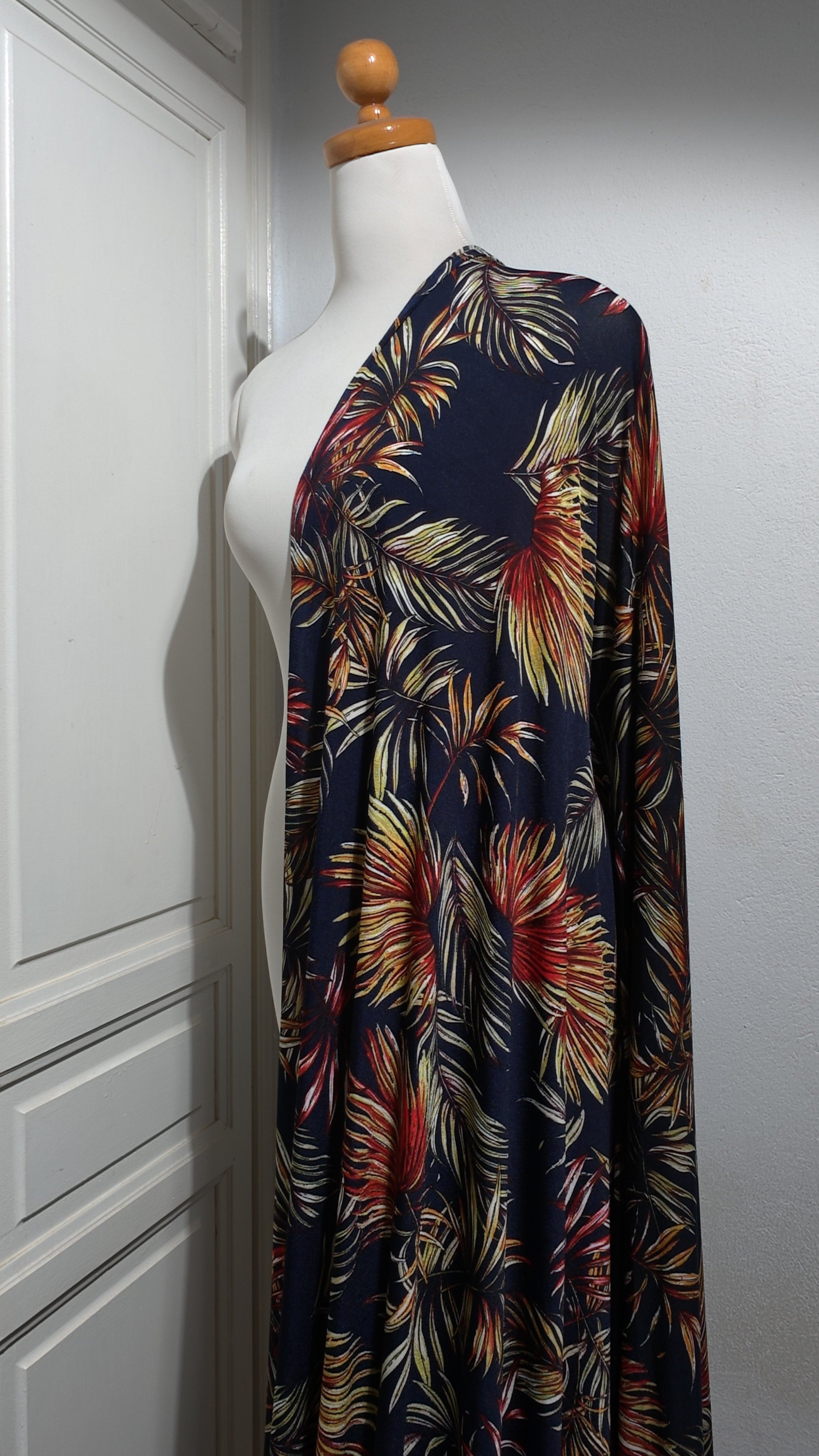 coupon 3 metres | tissu lycraa pour robe | printemp/été pour robe |