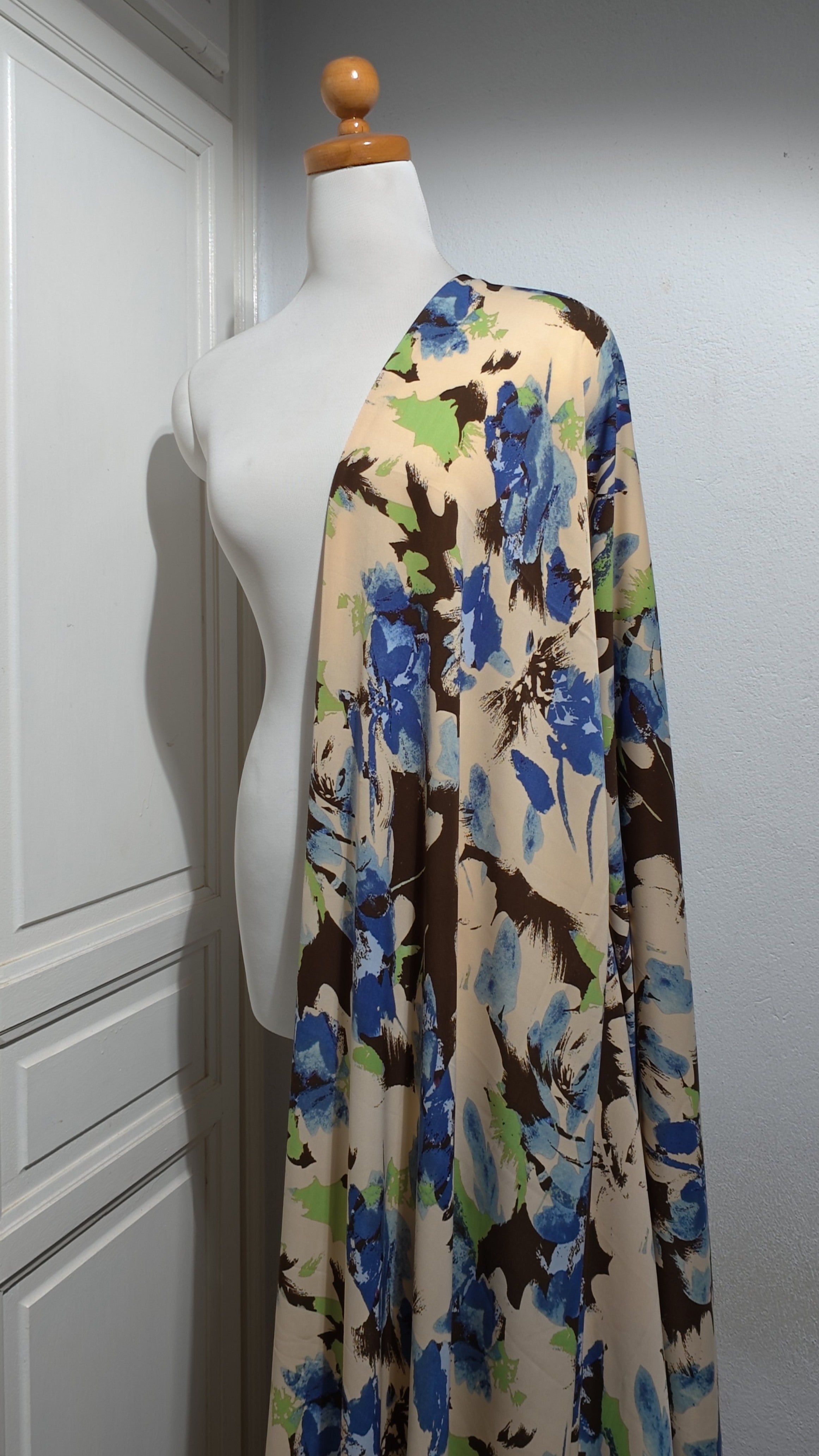 coupon 3 metres | tissu viscosse | tissu pour robe ou chemise | été / printemp