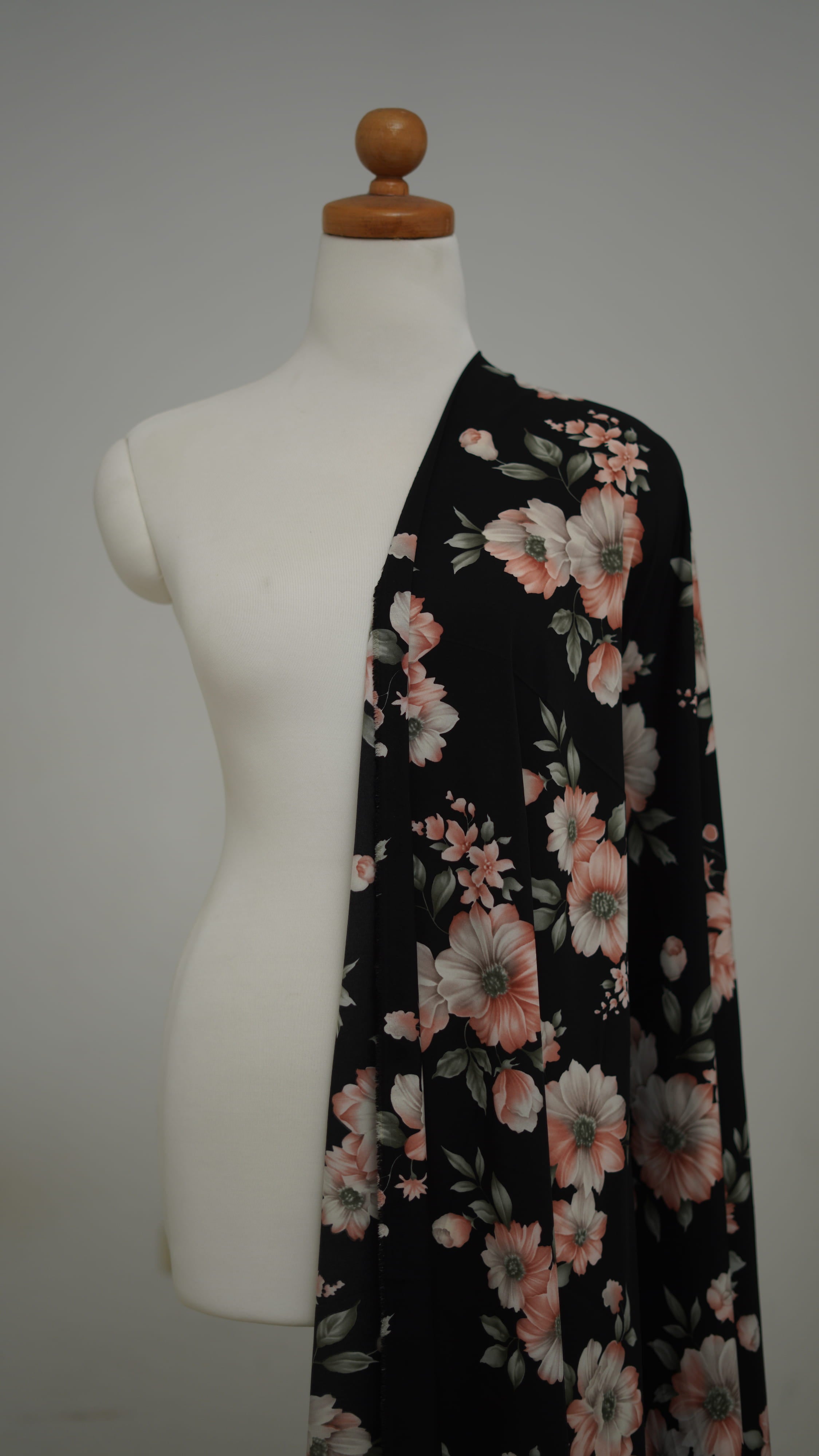 coupon 1.5 metres | tissu soft | printemp/été pour robe | tissu un peu lyrcra