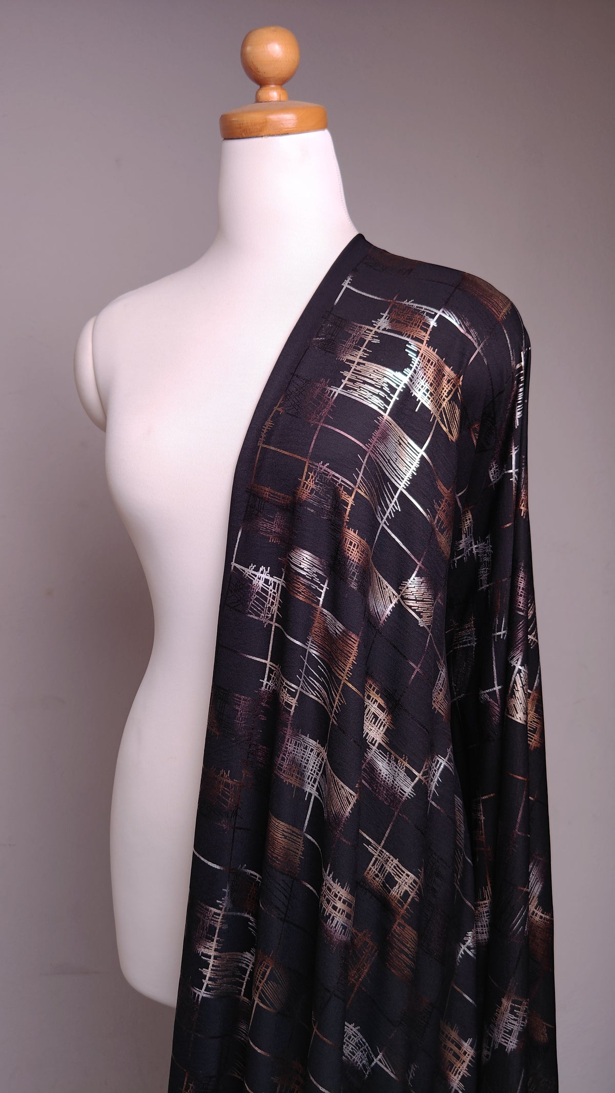 coupon 3 metres | tissu crepe | tissu pour robe ou chemise | été / printemp | Prix pour le coupon entier