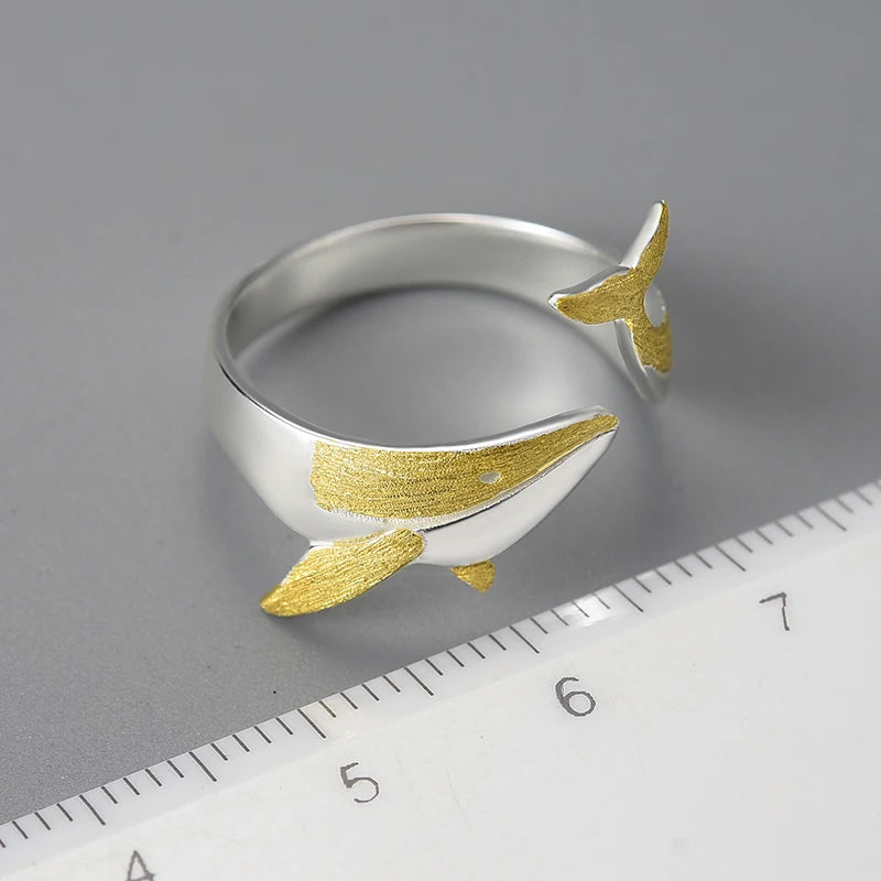 Bague en argent émaillé