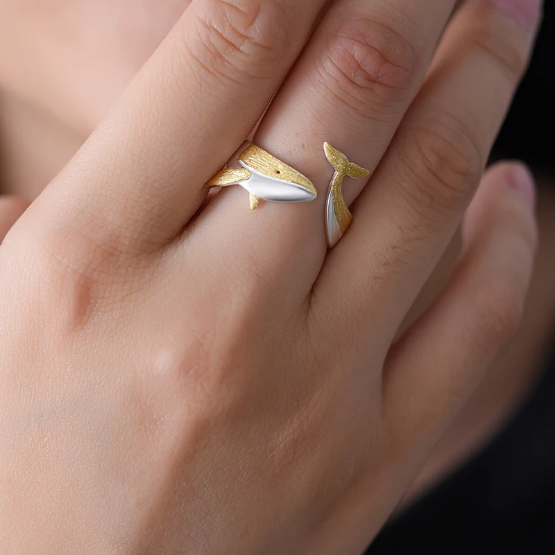Bague en argent émaillé