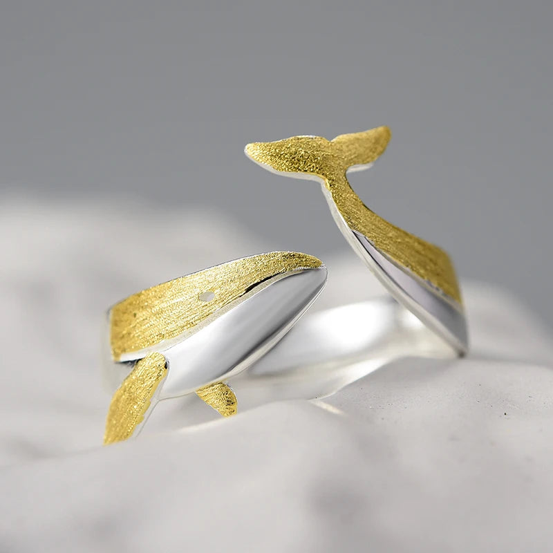 Bague en argent émaillé